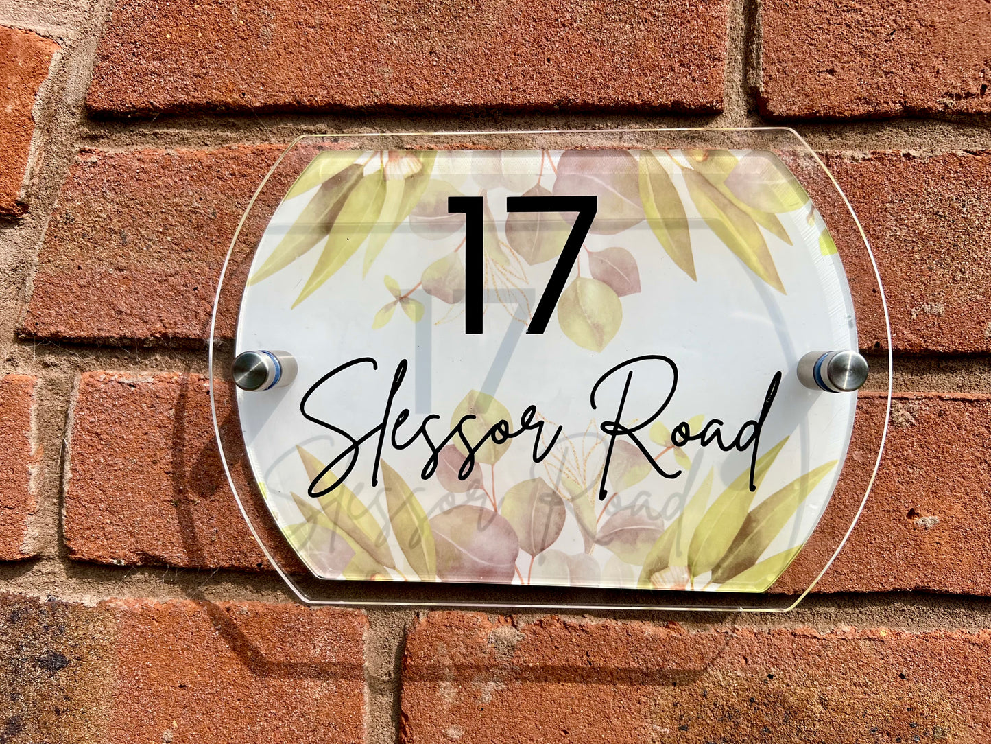 House name/number plaque