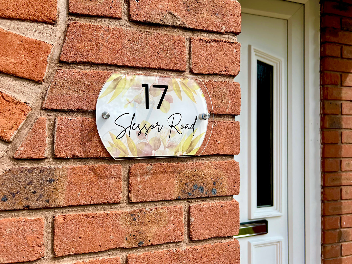 House name/number plaque