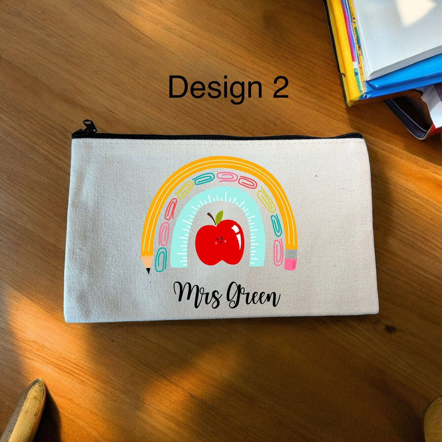 Personalised teacher pouch/pencil case